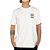Camiseta Quiksilver Vertical Logos WT25 Masculina Snow White - Imagem 1