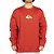 Moletom Quiksilver Careca Metal Comp WT25 Masculina Vermelho - Imagem 1