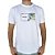 Camiseta Hurley Double Up Surf Noise WT25 Masculina Branco - Imagem 1