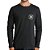 Camiseta Hurley Manga Longa Eagle WT25 Masculina Preto - Imagem 1