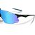 Óculos de Sol Oakley Cybr Dyno Polished Black Prizm Sapphire - Imagem 5