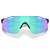 Óculos de Sol Oakley Cybr Dyno Polished Black Prizm Sapphire - Imagem 7