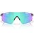 Óculos de Sol Oakley Cybr Dyno Polished Black Prizm Sapphire - Imagem 3