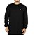 Camiseta Quiksilver Manga Longa Transfer Square WT25 Preto - Imagem 1