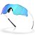 Óculos de Sol Oakley Cybr Zero Polished White Prizm Sapphire - Imagem 4