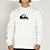 Moletom Quiksilver Careca Comp Logo Plus Size WT25 Off White - Imagem 1