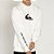 Moletom Quiksilver Careca Comp Logo Plus Size WT25 Off White - Imagem 3