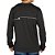 Camiseta Quiksilver Manga Longa New Lines WT25 Cinza Escuro - Imagem 2