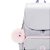 Mochila Kipling City Pack Silver Glow Met - Imagem 5