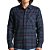 Camisa Volcom ML Netastone WT25 Masculina Navy - Imagem 1