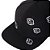 Boné Lost Aba Reta Strapback Fitão Full Saturn SM26 Preto - Imagem 3