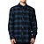 Camisa Billabong Manga Longa Coastline Flannel WT24 Blue - Imagem 1