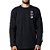 Camiseta RVCA Manga Longa Ruotolo Stack WT24 Preto - Imagem 1