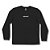 Camiseta Element Manga Longa Simple Logo WT25 Preto - Imagem 4