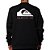 Moletom Quiksilver Careca Omni Logo WT24 Masculino Preto - Imagem 2