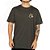 Camiseta Quiksilver The Original WT25 Masculina Cinza Escuro - Imagem 1