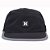 Boné Hurley Aba Reta Five Patch SM26 Preto - Imagem 1