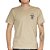 Camiseta Rip Curl Search Icon SM26 Masculina Khaki Sand - Imagem 1