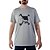 Camiseta Oakley Heritage Skull SM26 Masculina Cement - Imagem 1