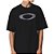 Camiseta Oakley Stretch Ellipse Logo SM26 Masculina Blackout - Imagem 1