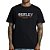 Camiseta Hurley Bones SM26 Masculina Preto - Imagem 1