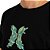Camiseta Hurley Icon Garden SM26 Masculina Preto - Imagem 3