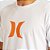 Camiseta Hurley Icon SM26 Masculina Branco - Imagem 3