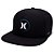 Boné Hurley Aba Reta Flat Half Letters SM26 Preto - Imagem 1