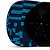 Boné Hurley Aba Reta Flat Half Letters SM26 Preto - Imagem 3