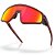 Óculos de Sol Oakley Latch Panel Red Knight Prizm Ruby - Imagem 4