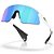 Óculos de Sol Oakley Stunt Devil Matte White Prizm Sapphire - Imagem 4