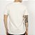 Camiseta RVCA Big RVCA SM26 Masculina Off White - Imagem 2