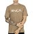 Camiseta RVCA Big RVCA SM26 Masculina Caqui Escuro - Imagem 1