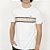 Camiseta Quiksilver Line Logo SM26 Masculina Branco - Imagem 1