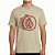 Camiseta Volcom Circle Stone SM26 Masculina Bege - Imagem 1