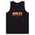 Regata Hurley Flame SM26 Masculina Preto - Imagem 1