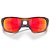 Óculos de Sol Oakley Lateralis Matte Dark Amber Prizm Ruby - Imagem 7