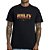 Camiseta Hurley Flame SM26 Masculina Preto - Imagem 1