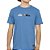 Camiseta Quiksilver Emb Three Logo SM26 Masculina Azul - Imagem 1