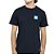 Camiseta Quiksilver Emb Square PS SM26 Masculina Marinho - Imagem 1
