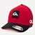 Boné Quiksilver Aba Curva Emb Square SM26 Red - Imagem 1