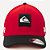 Boné Quiksilver Aba Curva Emb Square SM26 Red - Imagem 3