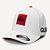 Boné Quiksilver Aba Curva Emb Square SM26 Branco - Imagem 1