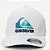Boné Quiksilver Aba Curva Soft Hologram SM26 Branco - Imagem 3