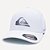 Boné Quiksilver Aba Curva Gradient Logo Wordblock S26 Branco - Imagem 1