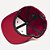 Boné Quiksilver Aba Curva Emb Three Logo SM26 Red - Imagem 5