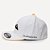 Boné Quiksilver Aba Curva Emb Three Logo SM26 Branco - Imagem 4