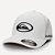 Boné Quiksilver Aba Curva Domed Logo Checker SM26 Branco - Imagem 1