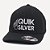 Boné Quiksilver Aba Curva Silver Transfer Emb SM26 Preto - Imagem 1