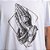 Camiseta MCD Aviamentação Mãos Rezando SM26 Masculina Branco - Imagem 4